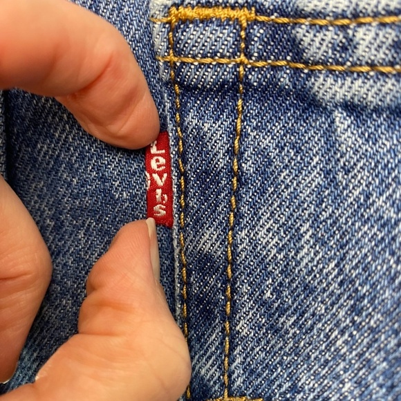 LEVI'S '94 Baggy Wide-Leg Relaxed-Fit denim Jeans in medium wash Size 28 - Picture 9 of 10